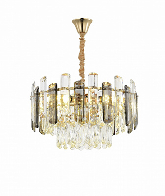 Люстра стельова Sensio Estela 4xE14 золото/хром/чорний PA-89010-400