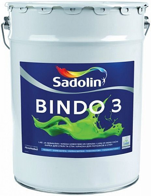 Фарба Sadolin Bindo 3 PROF білий 20л
