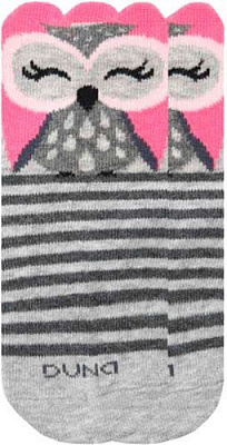 Носки детские Duna 4004 р.22–24 серый с розовым 