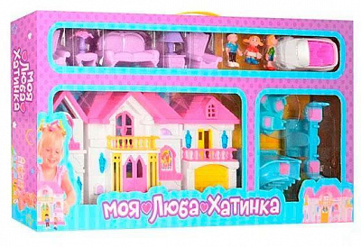 Будиночок для ляльок з меблями колір в асортименті WD-922C-D