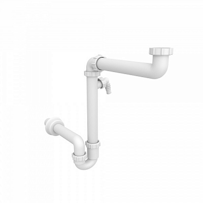 Сифон для умывальника Styron STY-641 с накидной гайкой 6/4