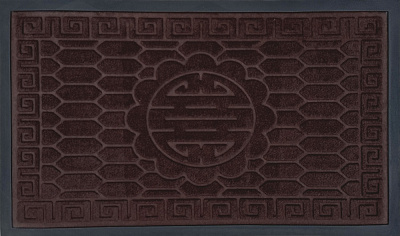 Коврик Relana R04 dark brown 45x75 см