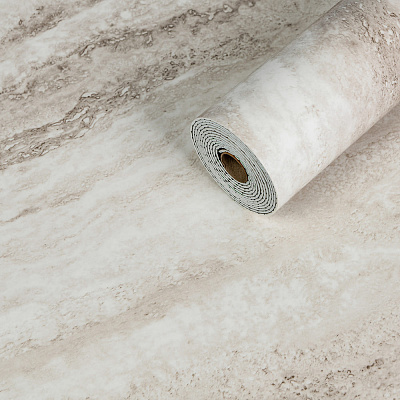 3D-панель с ПВХ самоклеящаяся Sticker Wall мрамор светло-серый 600х3000х2 мм рулон (SW-00001283)