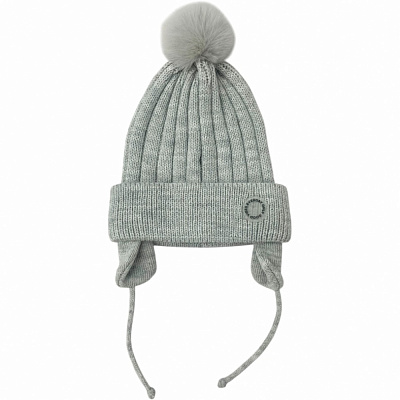 Шапка HW для девочек р.50-52 серый