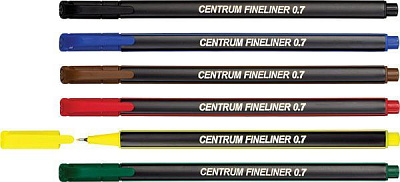 Набор линеров 6 шт 0,7мм 87500 разноцветный 