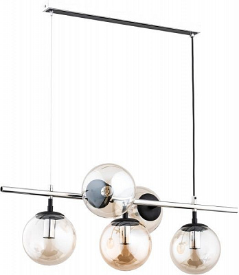 Люстра підвісна ALFA Ginger 5x40 Вт E14 хром 62084