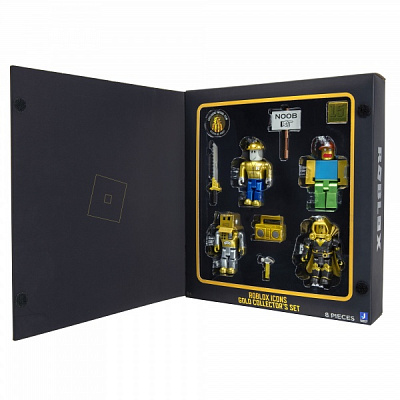 Фігурка колекційна Roblox Jazwares Four Figure Pack Icons – 15th Anniversary Gold Collector's Set ROB0527