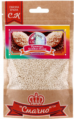 Кунжут белый 50 г Смачно 