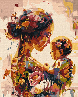 Картина за номерами Розквіт жіночності ©art_selena_ua 40х50 см Ideyka