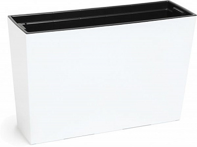 Горшок для цветов Lamela Вербена прямоугольный 37,5л белый 
