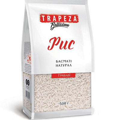 Рис ТРАПЕЗА Басмати натурал Гималаи 500 г 