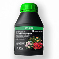 Добриво Growstim Rougevert для квітів 0,25 л