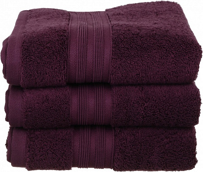 Полотенце 011 Plum 50x90 см сливовый ABC 