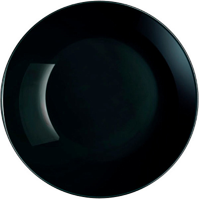 Тарелка суповая Diwali Black 20 см P0787 Luminarc