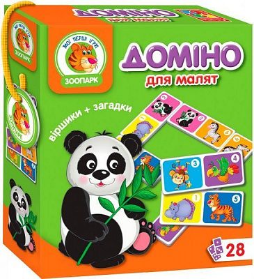 Гра настільна Vladi Toys Доміно Зоопарк VT2100-04