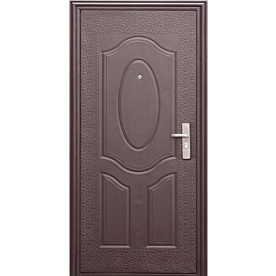 Двері вхідні Е40М ФВ коричневий 2050х860мм ліві