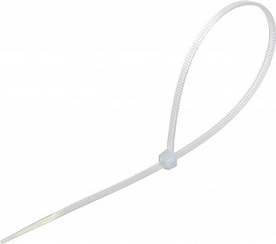 Стяжка кабельная UP! (Underprice) 2.5х200 мм 100 шт. белый 