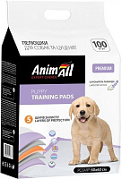 Пелюшки AnimAll 60х60 см з ароматом лаванди для собак 100 шт