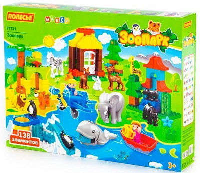 Конструктор Полесье Зоопарк 77721