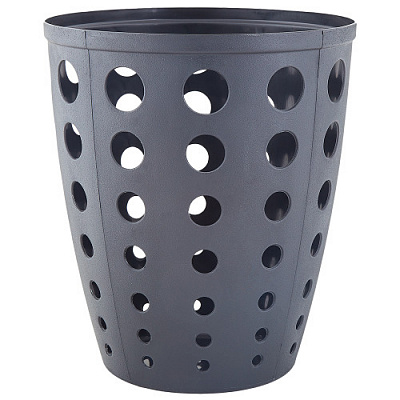 Корзина офисная для бумаги Алеана Евро 276х276х340 мм гранит