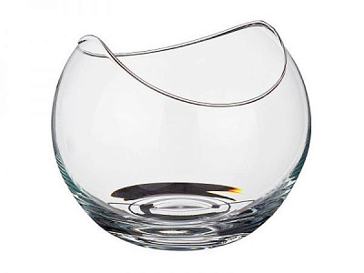 Ваза стеклянная прозрачная Gondola 175 мм b82596 Bohemia