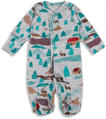 Комбінезон Фламінго Ялинки р.50 сірий 365-222-18