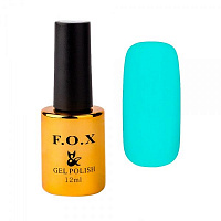 Гель-лак для ногтей F.O.X Pigment POLISH GOLD 166 блакитний 12 мл 
