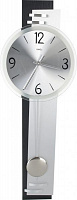 Годинник настінний з маятником 65х23 см сірий
