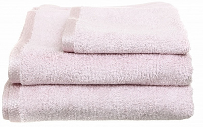 Рушник махровий Glossy 70x140 см пудровий Texpol