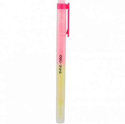 Набір текстових маркерів Deli двосторонніх 1-3 мм 6 шт. EU35304 різнокольоровий