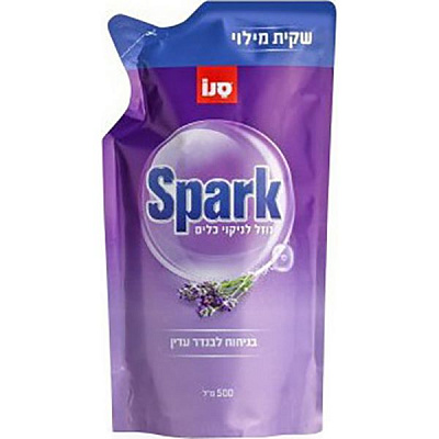 Засіб для ручного миття посуду Sano Spark Лаванда 0.5 л