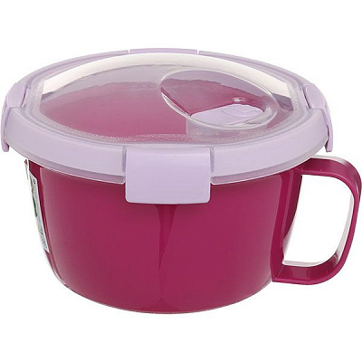 Контейнер с крышкой To Go Soup & Noodles 900 мл фиолетовый Curver