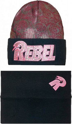 Комплект шапка + шарф Nikola р.52-54 чорний 18 Z-202k