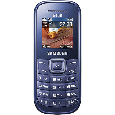 Телефон мобильный Samsung E1202 indigo blue