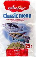 Корм Аквариус Classic menu 25 г 4946