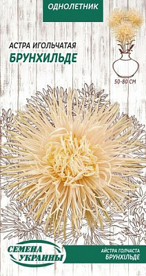 Семена Семена Украины астра Игольчатая Брунхильде 0,25 г