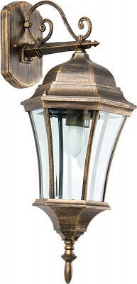 Светильник садовый Интеркласс Реал 8032/1В E27 40 Вт латунь 8024 W 1V 