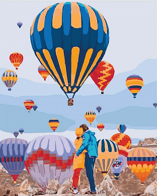 Картина по номерам Воздушные мечты Идейка 