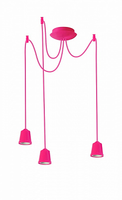 Підвіс ERKA 323 3x60 Вт E27 рожевий 323006