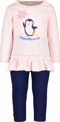 Комплект для девочек Blue Seven трикотажный 2 единицы р.86 розовый с синим 966006 X * 98 