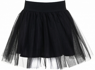 Юбка Luna Kids фатиновая укороченная р.128-134 черный 0229