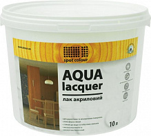 Лак акриловый Aqua Lacquer Spot Colour полуглянец 10 л