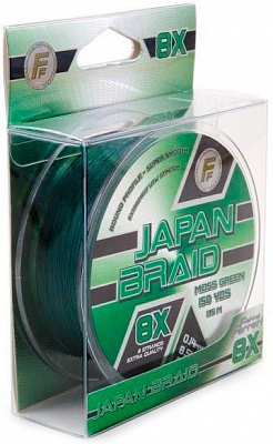 Леска Lineaeffe FF Japan Braid 8X Moss Green 135м 0,25мм 18кг 3009825