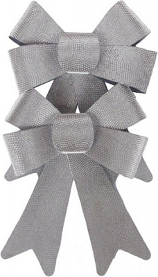 Набор новогодних декораций Бант в крапинку 14х19 см 2 шт. SD15-787120S 