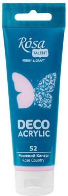 Краска акриловая Розовая кантри матовая 322252 75 мл Rosa Talent