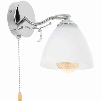 Бра Accento lighting Cannes ALPL-PL77521-1 1x60 Вт E27 хром