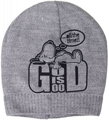 Шапочка дитяча для дівчинки Kraft+ 1001 р.50-52 сірий меланж