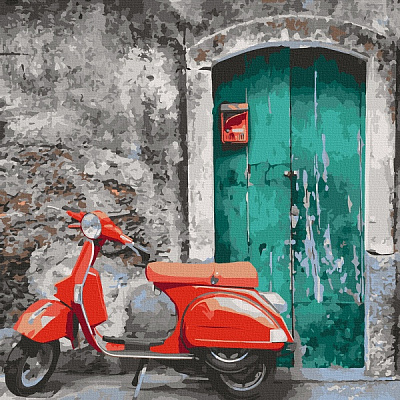 Картина по номерам Соседский мопед 11206-AC 40х50 см ArtCraft 