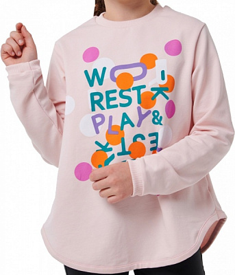 Джемпер для дівчинки Smil р.122 кремово-рожевий 116556