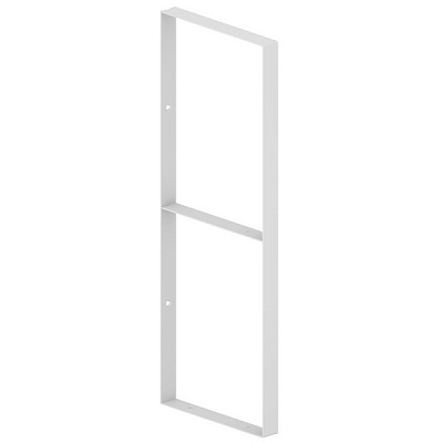 Кронштейн для полиць Valore Подвійний прямокутник Loft SW-DR-21 білий